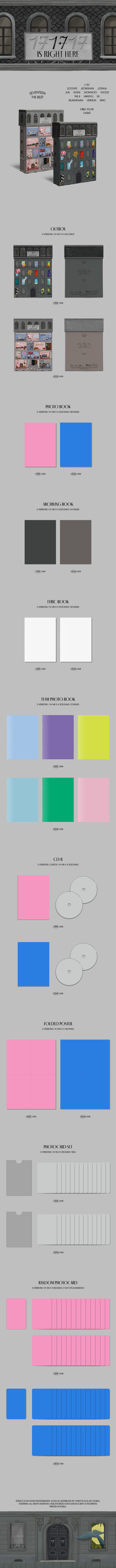 SEVENTEEN - BEST ALBUM [17 IS RIGHT HERE] (Random Ver.)