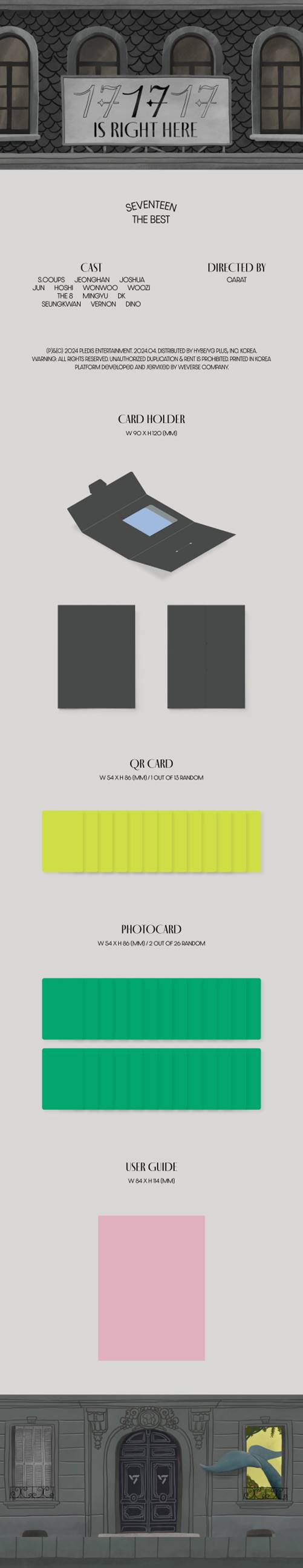 SEVENTEEN - BEST ALBUM [17 IS RIGHT HERE] (Random Ver.)