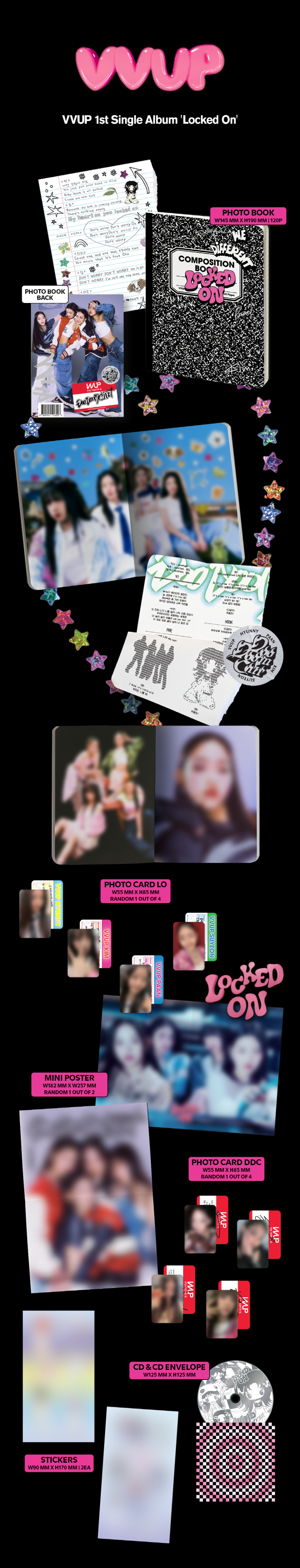 VVUP - 1st Single Album [Locked On]