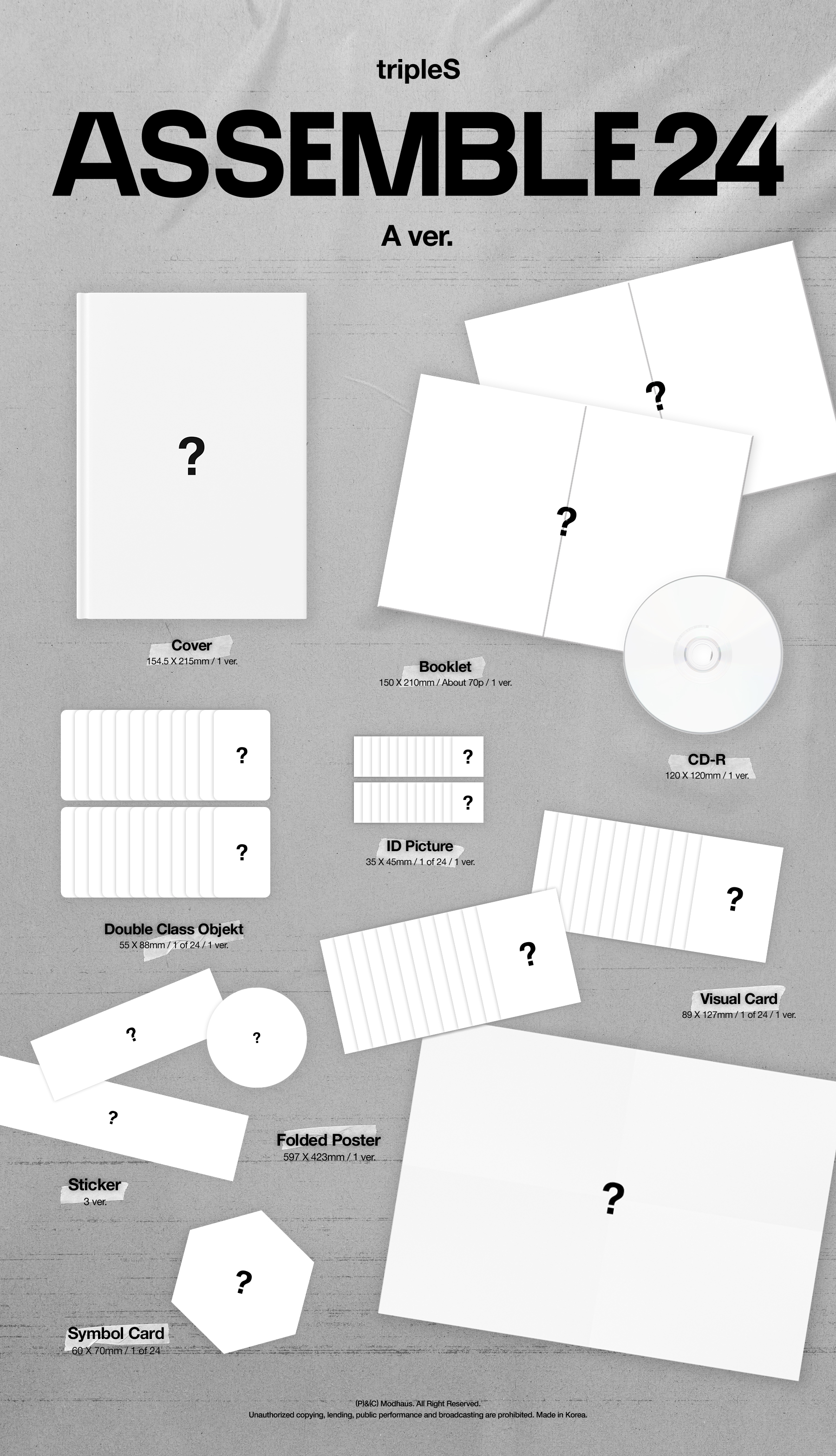 tripleS - 1st Full Album [ASSEMBLE24] (Random ver.)