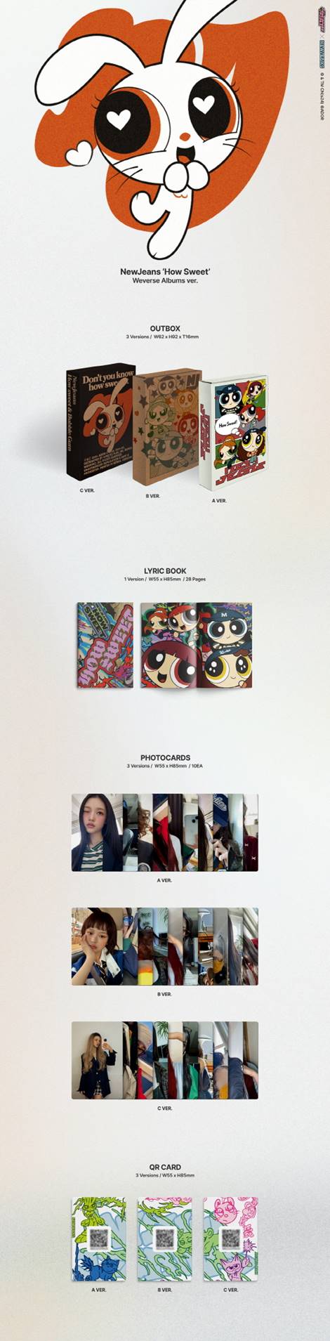 NewJeans - Double Single [How Sweet] (Weverse Albums ver.)
