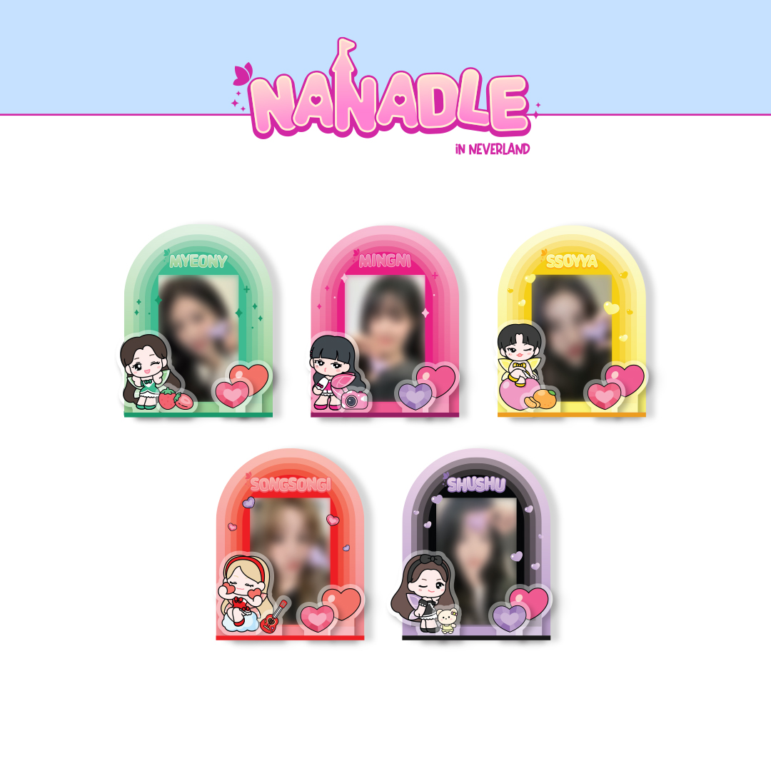 (G)I-DLE - '6TH ANNIVERSARY OFFICIAL MD NANADLE' PHOTO CARD ACRYLIC STAND (SONGSONGI VER)