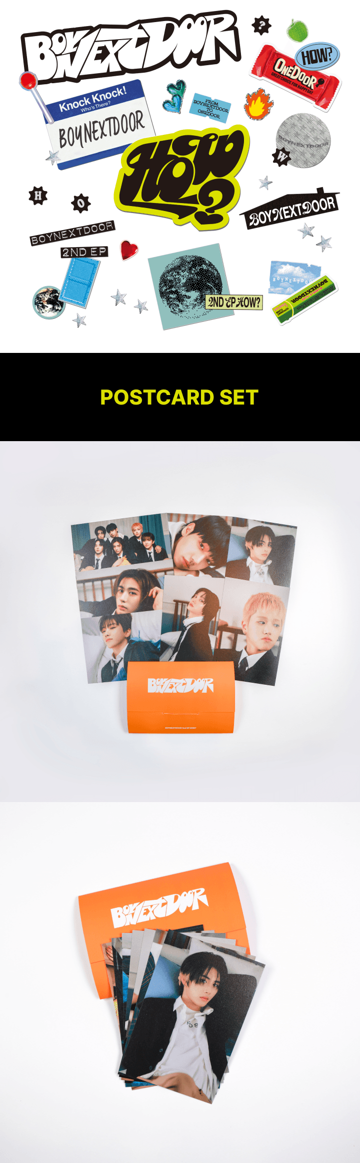 BOYNEXTDOOR - 'GROUND in THE HYUNDAI' POSTCARD SET