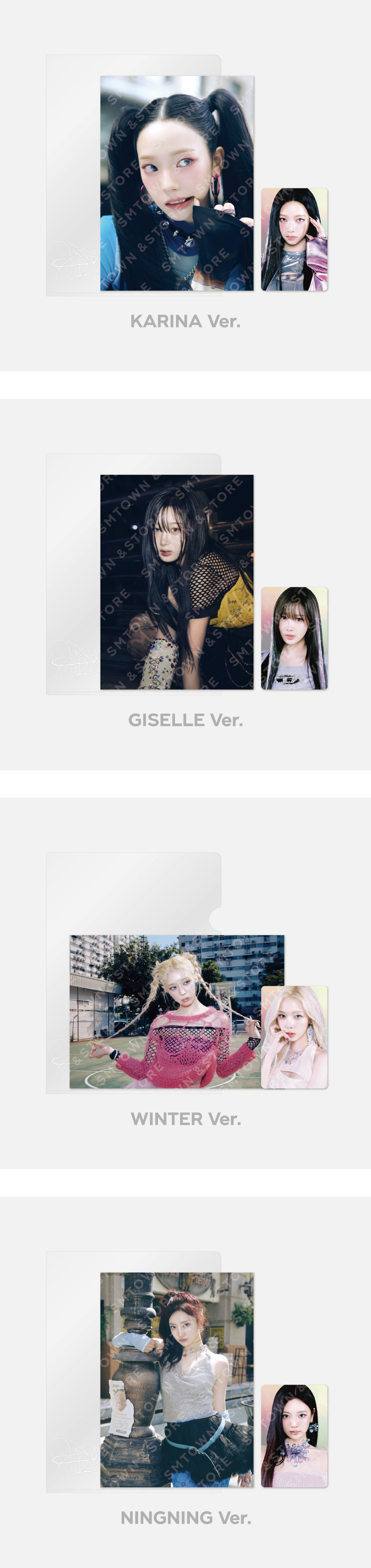 aespa - aespa WEEK – Armageddon The Mystery Circle - POSTCARD + HOLOGRAM PHOTO CARD SET (KARINA VER)