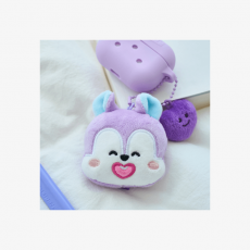 BT21 - MANG BASIC FACE DOLL KEYRING (Heart)