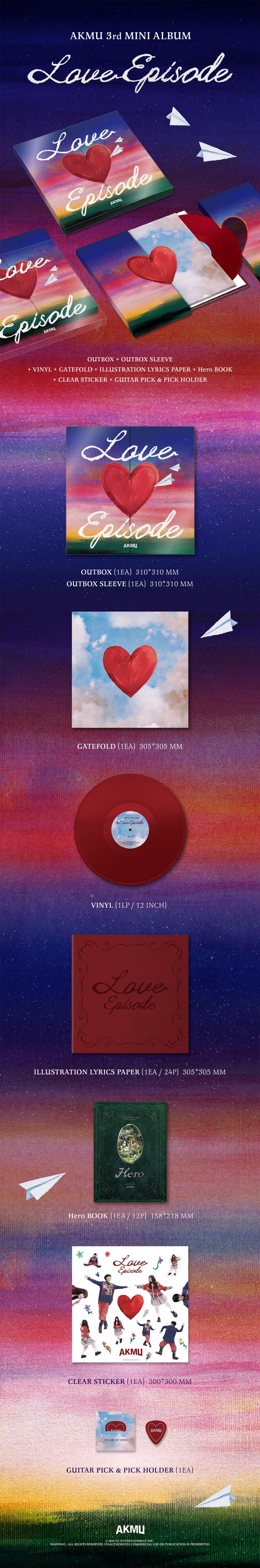 AKMU - 3rd MINI ALBUM [LOVE EPISODE] LP