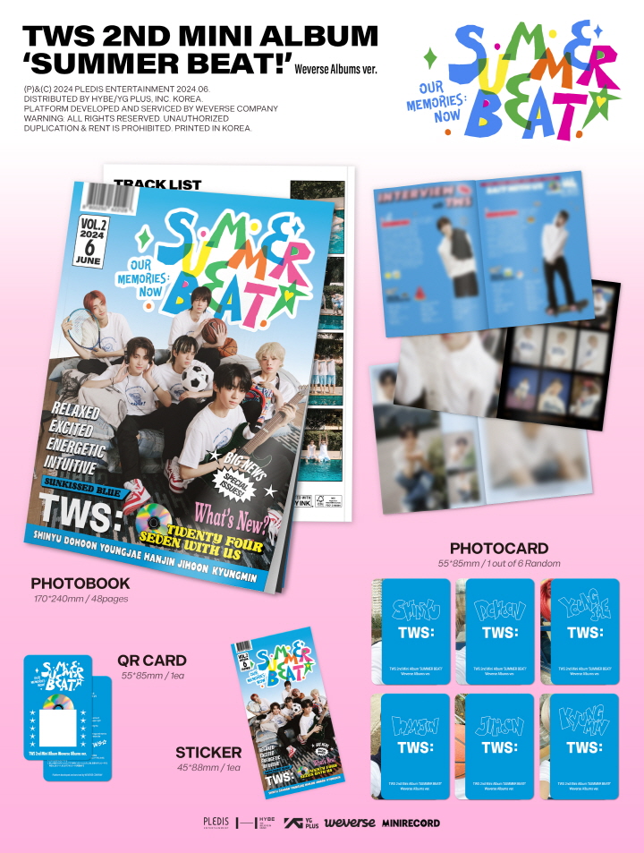TWS - 2nd Mini Album [SUMMER BEAT!] (Weverse Albums ver.)