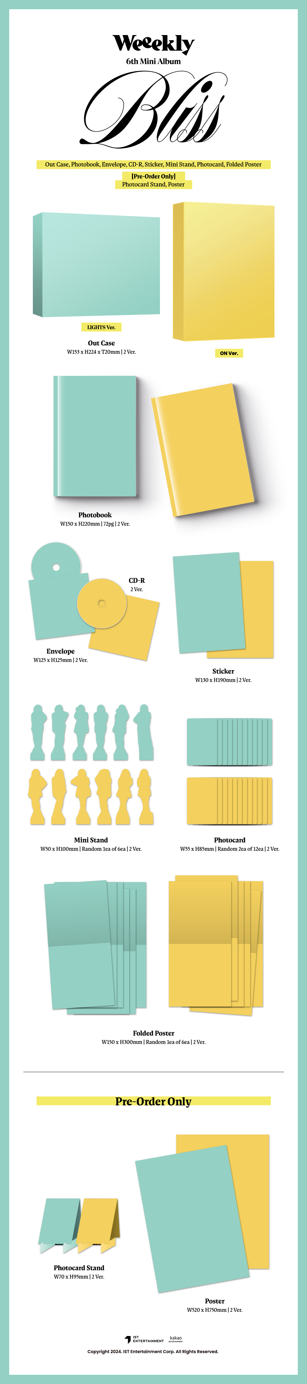 Weeekly - 6th Mini Album [Bliss] (Random ver.)