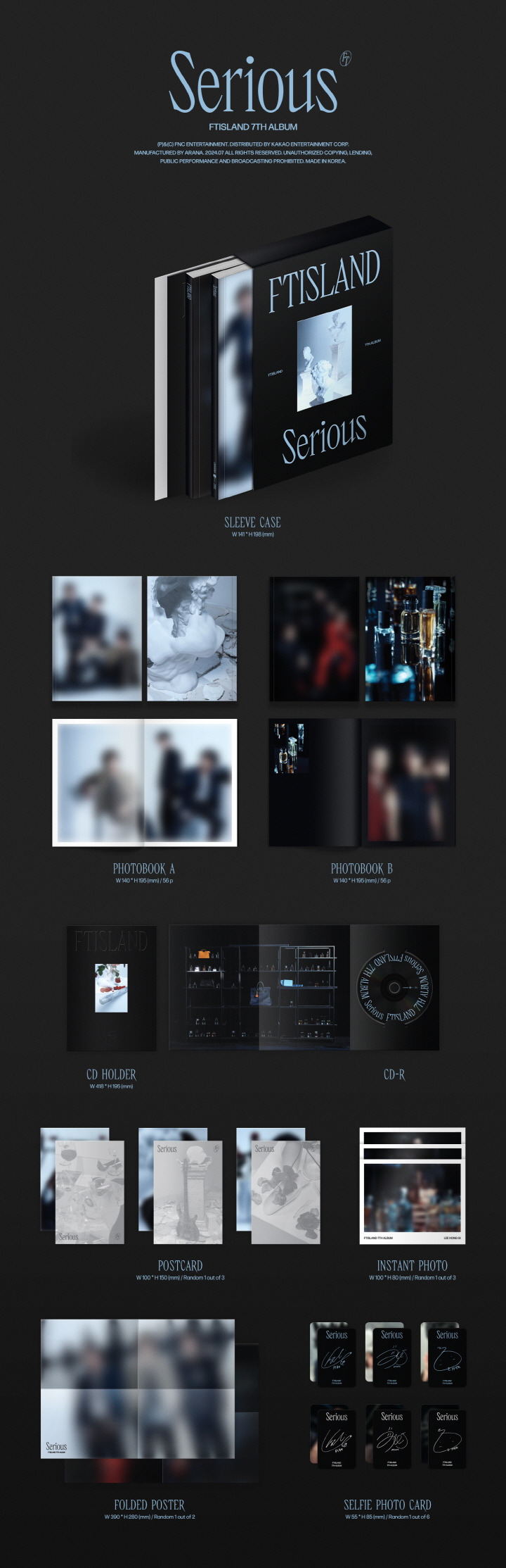 FTISLAND - 7th Album [Serious]