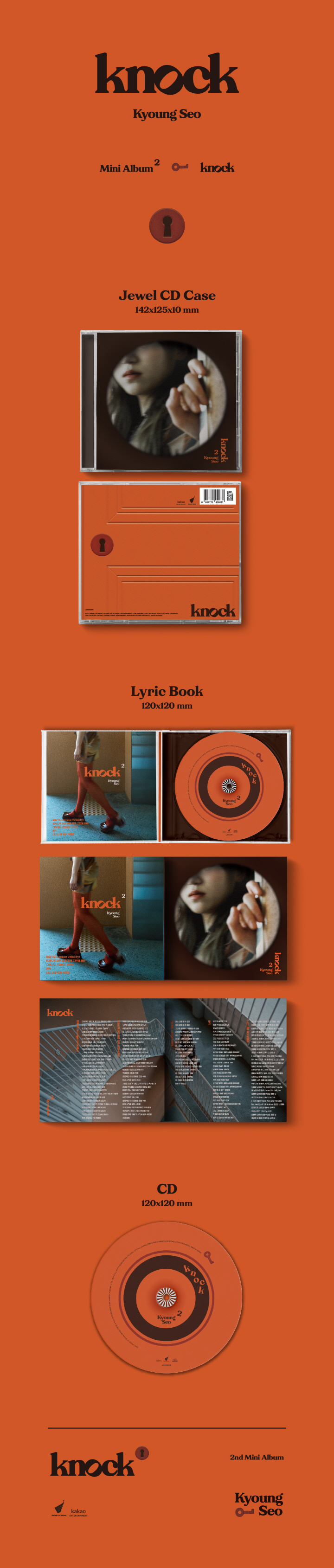 KYOUNG SEO - 2ND MINI ALBUM [Knock]