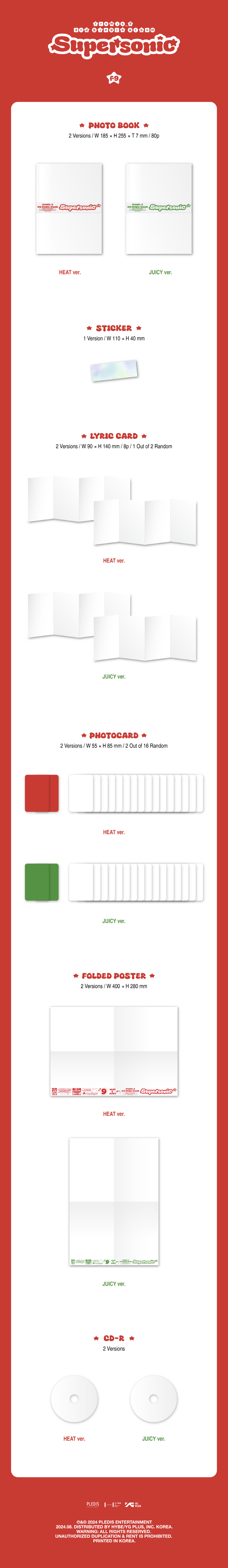 fromis_9 - 3rd Single Album [Supersonic] (Random ver.)