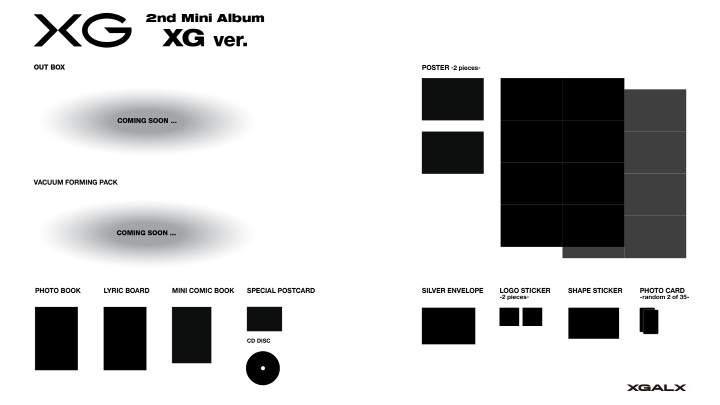 XG - 2nd Mini Album [AWE] (XG ver.) + SOLO TRADING CARD