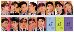 SEVENTEEN - LENTICUALR MINI CARD & BINDER (17 IS RIGHT HERE)