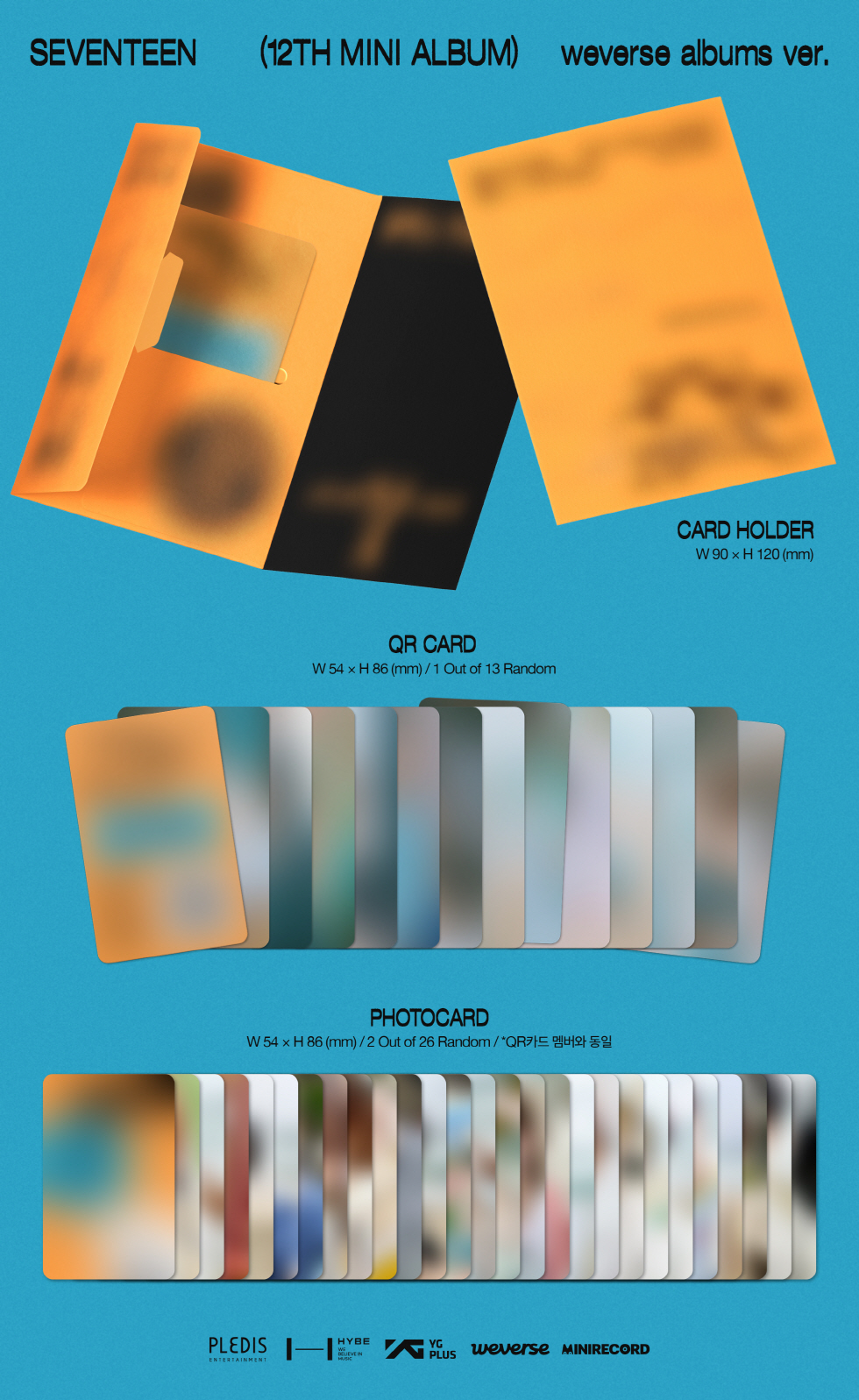 SEVENTEEN - 12th Mini Album [SPILL THE FEELS] (Random Ver.)