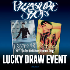 [LUCKY DRAW] KEY - 3rd Mini Album [Pleasure Shop] (Pleasure Book Ver.) (Random ver.) + interAsia Exclusive Photocard