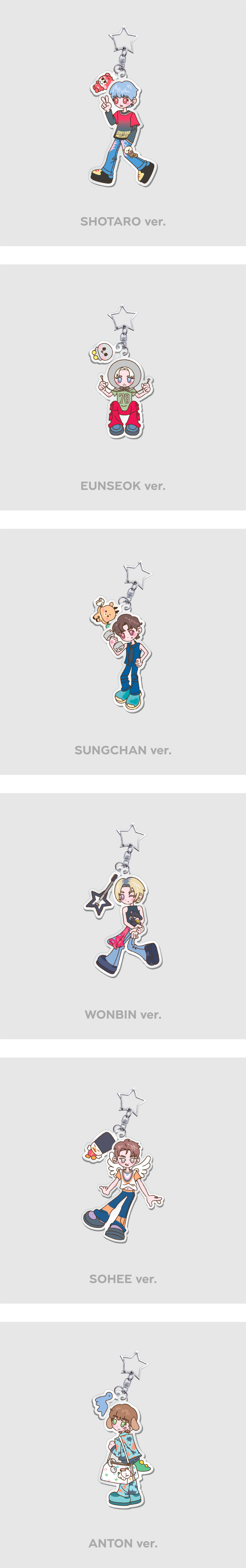RIIZE - [2nd] 2024 RIIZE FAN CON ‘RIIZING DAY FINALE’ ACRYLIC KEY RING (EUNSEOK)