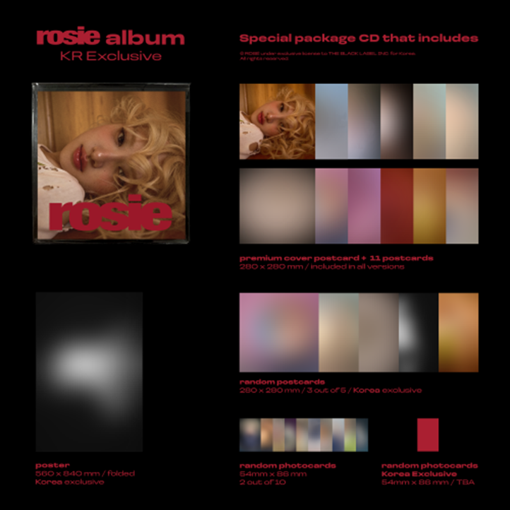 ROSÉ - first studio album ‘rosie’ (Retail Exclusive)