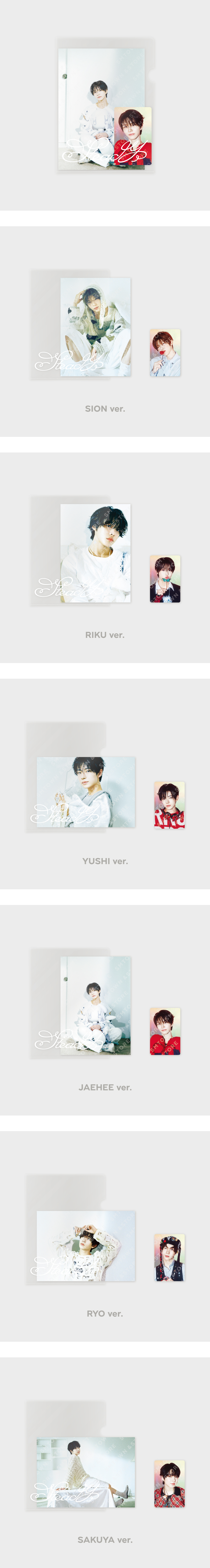 NCT WISH - Steady - POSTCARD + HOLOGRAM PHOTO CARD SET (SION VER)