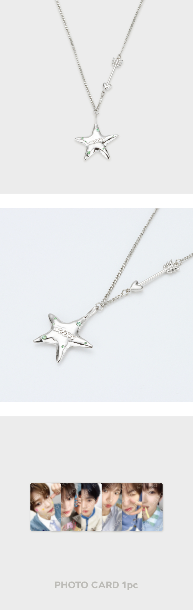 NCT WISH - Steady - NECKLACE + PHOTO CARD SET (SAKUYA VER)