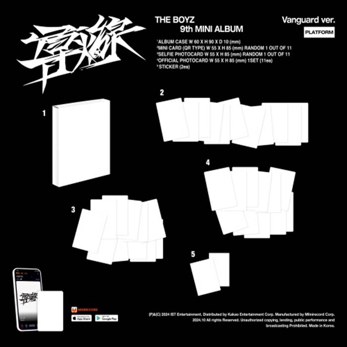 THE BOYZ - 9th MINI ALBUM [導火線 (도화선)] (Random ver.)