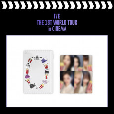 IVE - POP-UP STORE [THE 1ST WORLD TOUR in CINEMA] MD : PHOTOCARD POUCH + RANDOM PHOTOCARD SET