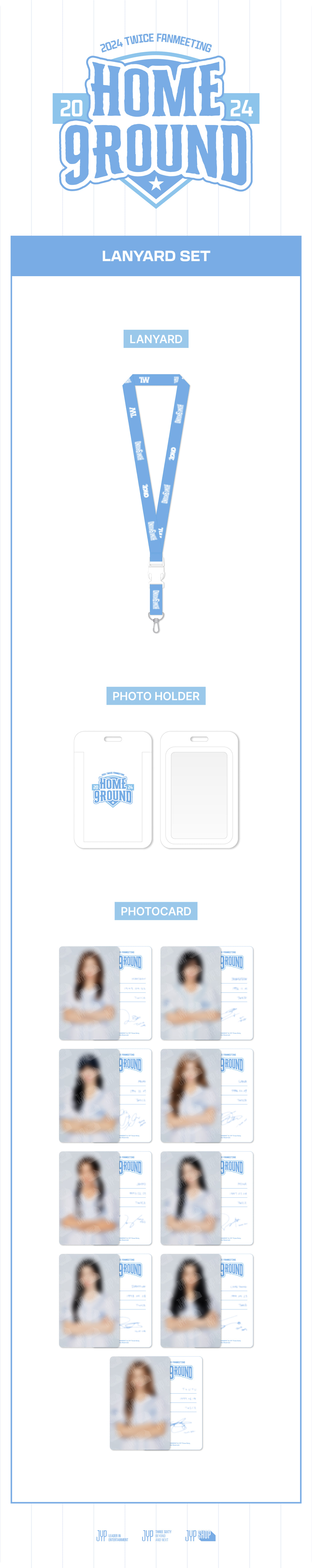 TWICE - 'HOME 9ROUND' LANYARD SET
