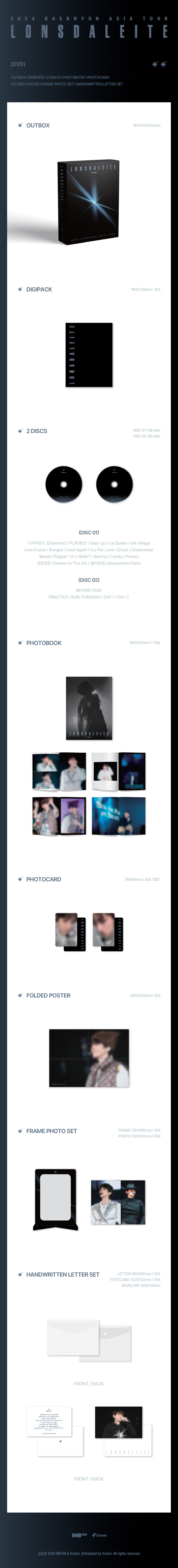 BAEKHYUN - 2024 BAEKHYUN ASIA TOUR [Lonsdaleite] in SEOUL (DVD)