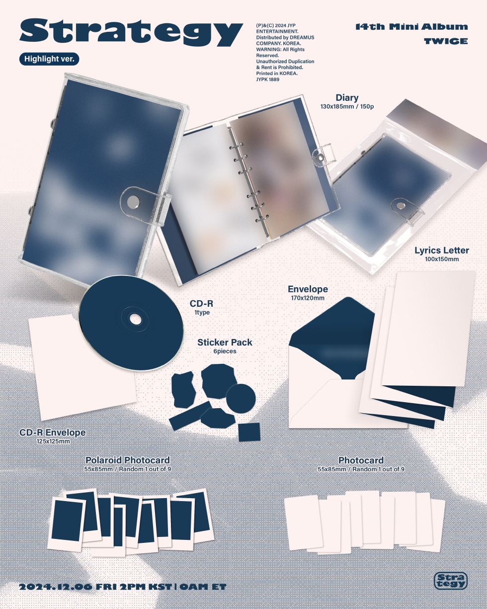 TWICE - 14th Mini Album [STRATEGY] (Highlight ver.)