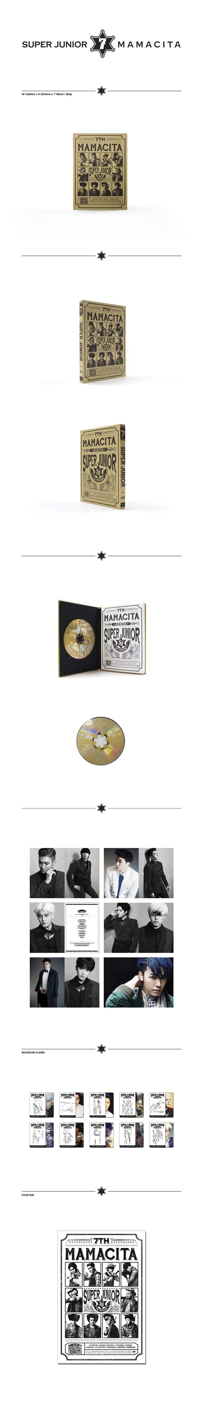 Super Junior - 7th Album / MAMACITA (B ver)