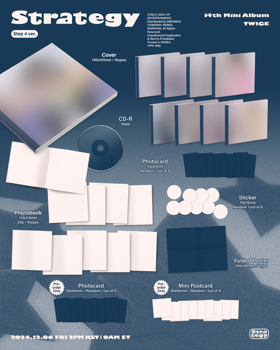 TWICE - 14th Mini Album [STRATEGY] (Step 4 ver.)