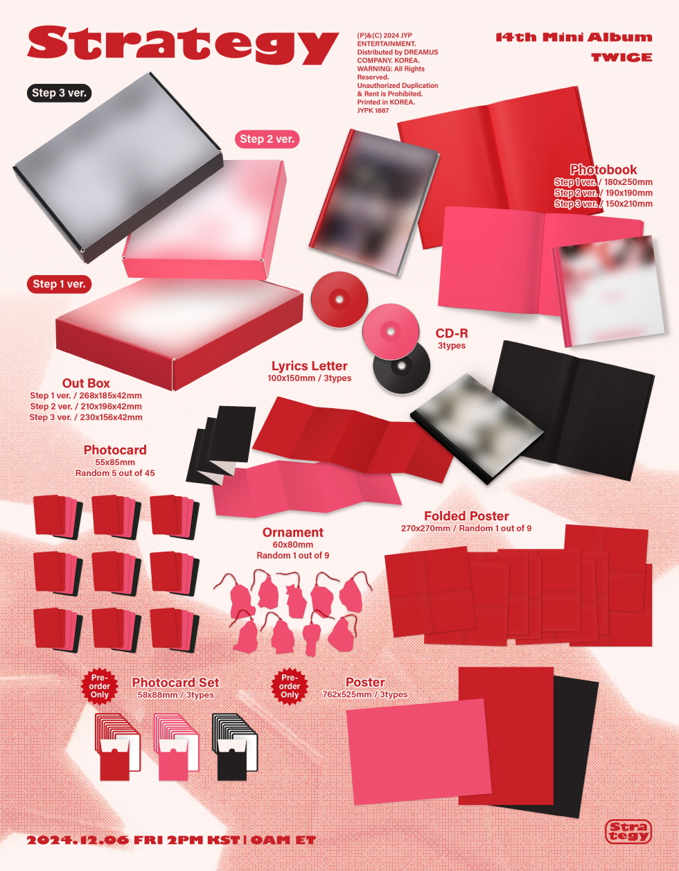 TWICE - 14th Mini Album [STRATEGY] (Random Ver.)
