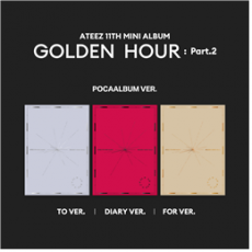 ATEEZ - 11th Mini Album [GOLDEN HOUR : Part.2] (POCAALBUM VER.) (Random ver)