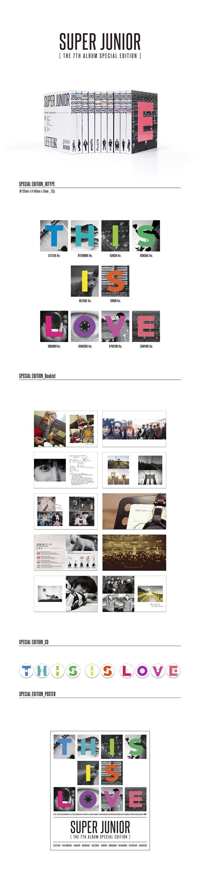 Super Junior - 7th Album Repackage / this is Love (Special Edition)