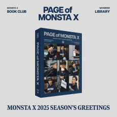MONSTA X - 2025 SEASON’S GREETINGS : PAGE of MONSTA X + 3 Photocards (STARSHIP SQUARE)