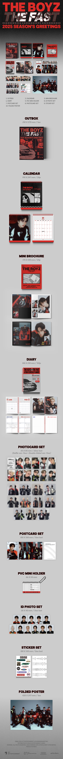 THE BOYZ - 2025 SEASON’S GREETINGS + Photocard Set