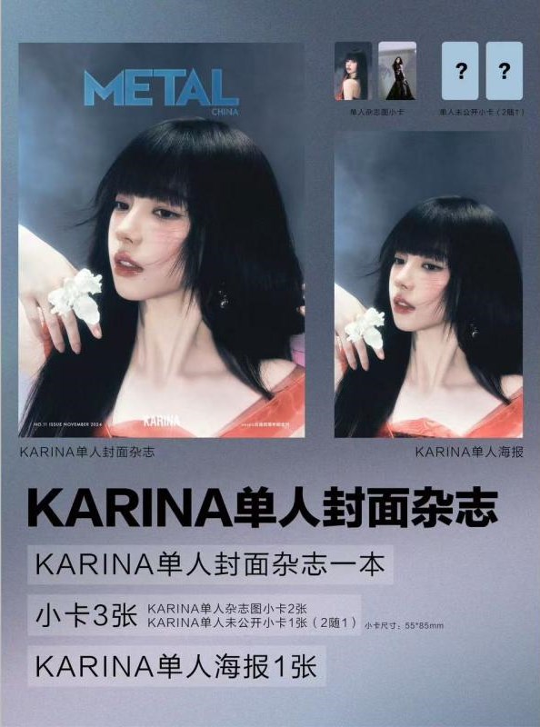 aespa - NOVEMBER 2024 [METAL CHINA] (KARINA Ver)