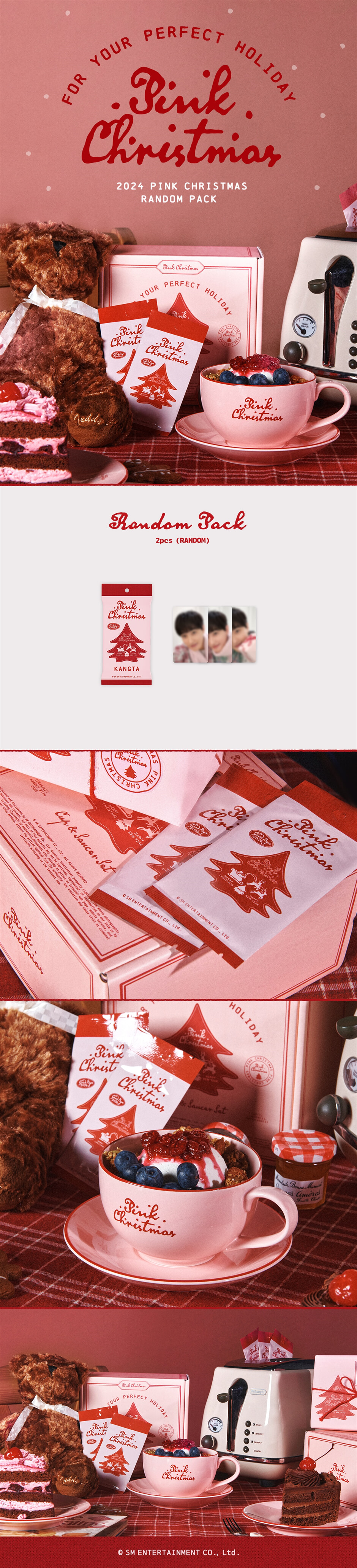 KANGTA - [2024 PINK CHRISTMAS] PHOTO CARD RANDOM PACK