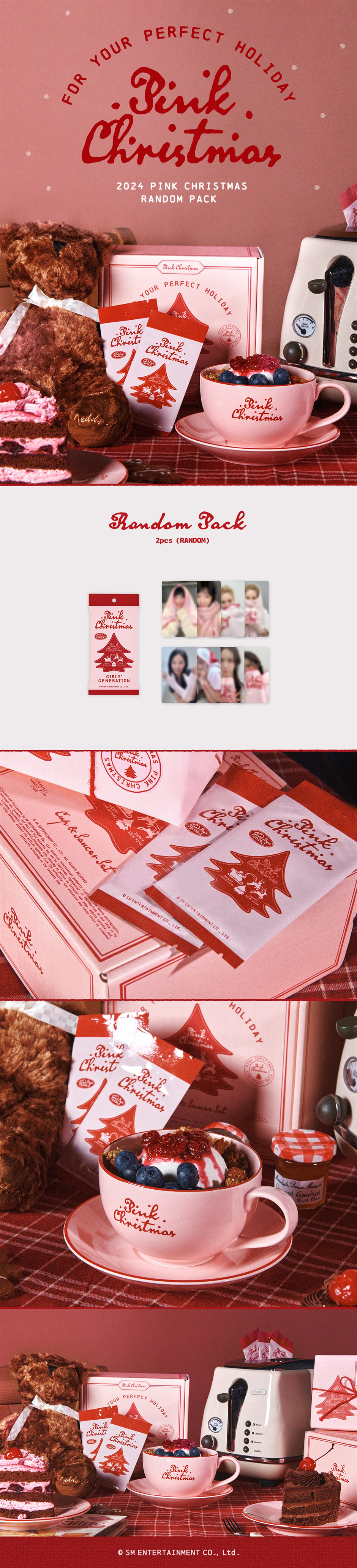 GIRLS' GENERATION - [2024 PINK CHRISTMAS] PHOTO CARD RANDOM PACK