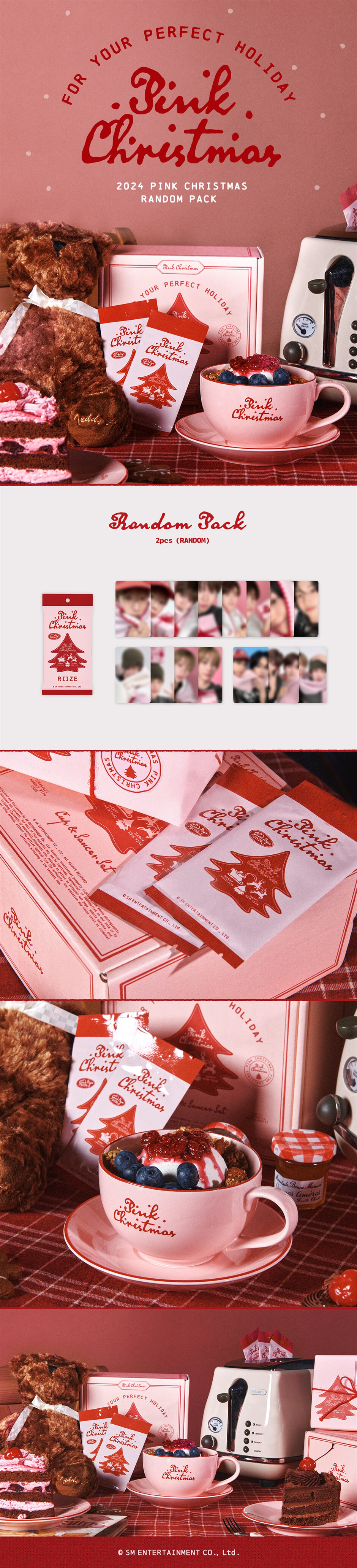 RIIZE - [2024 PINK CHRISTMAS] PHOTO CARD RANDOM PACK