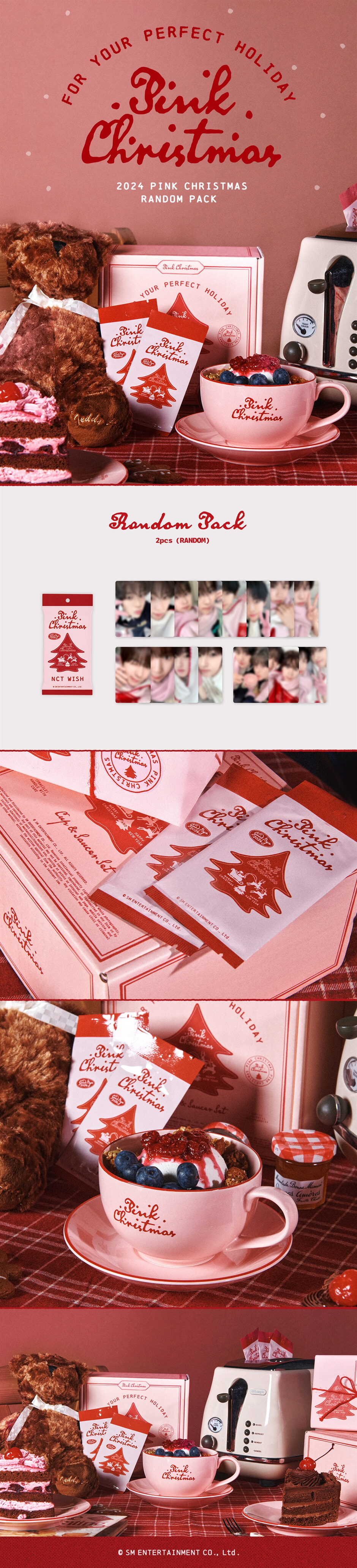 NCT WISH - [2024 PINK CHRISTMAS] PHOTO CARD RANDOM PACK