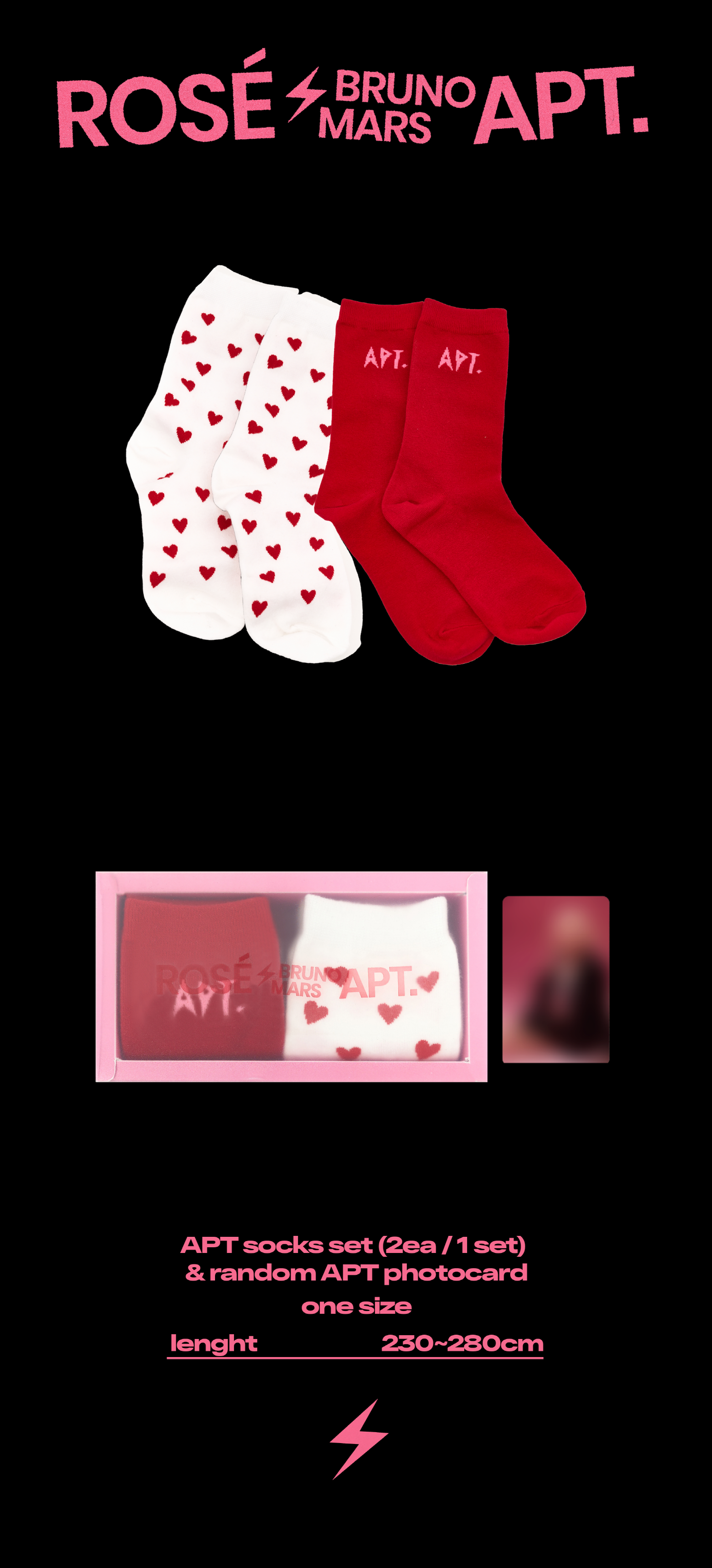ROSÉ - [ROSIE] APT SOCKS SET