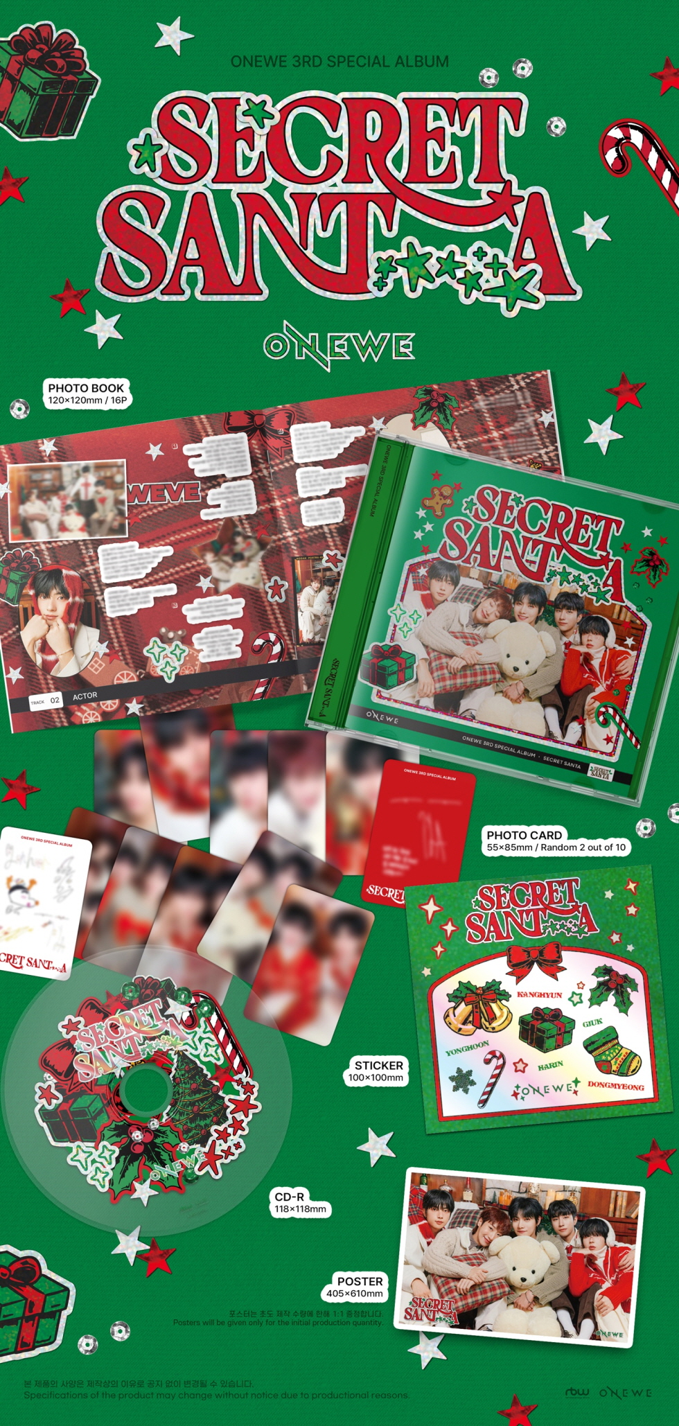 ONEWE - 3rd Special Album [SECRET SANTA]