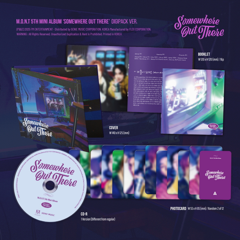 M.O.N.T - [Somewhere Out There] (DIGIPACK VER.)