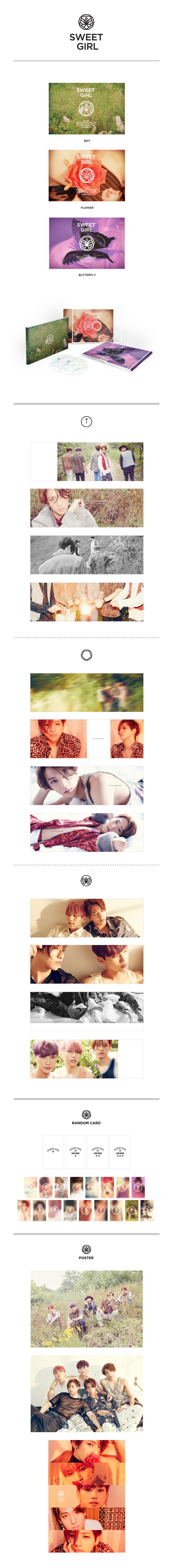 B1A4 - 6th Mini Album / SWEETGIRL (Cover Random)