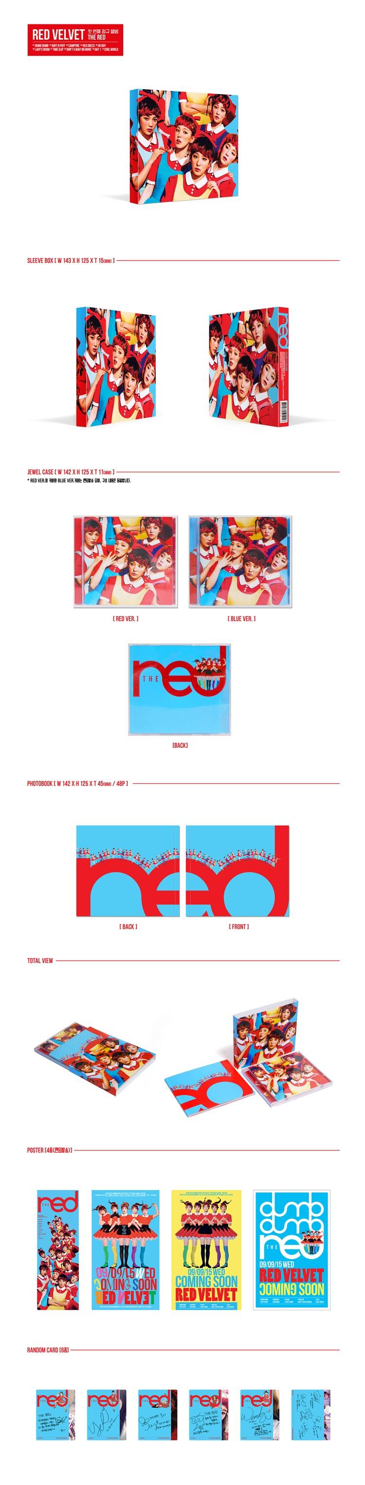 Red Velvet - 1st Album / THE RED