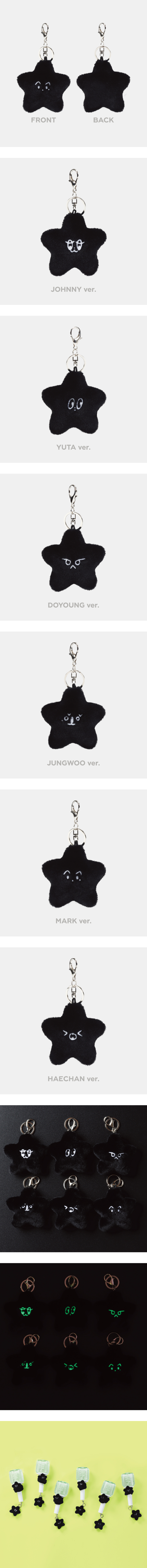 NCT 127 - 4TH TOUR ‘NEO CITY : SEOUL – THE MOMENTUM’ BLACK STARFISH DOLL KEYRING (JUNGWOO)