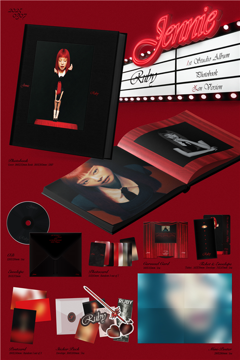JENNIE - The 1st Studio Album [Ruby] (Photobook – Zen Version)