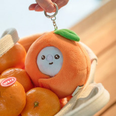 BT21 - KOYA BABY PLUSH KEYRING ORANGE PARTY