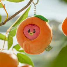 BT21 - TATA BABY PLUSH KEYRING ORANGE PARTY