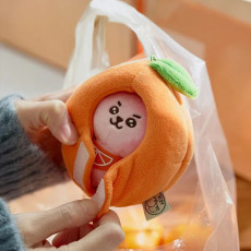 BT21 - COOKY BABY PLUSH KEYRING ORANGE PARTY